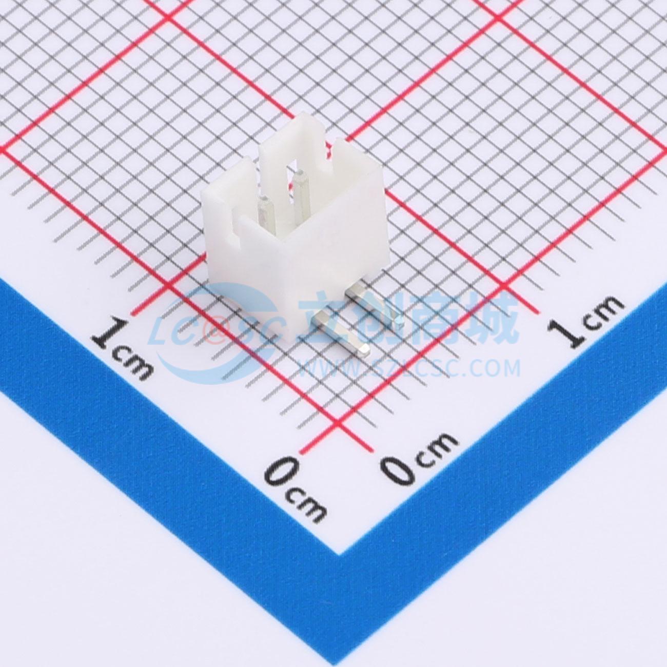 点击查看大图 HX 2.0mm-2P WZ实物图