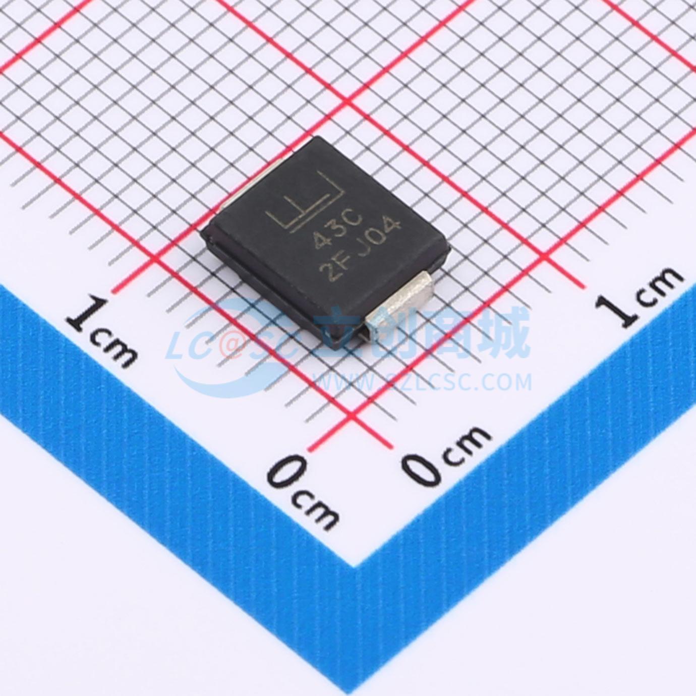 点击查看大图 1.5SMC43CA实物图