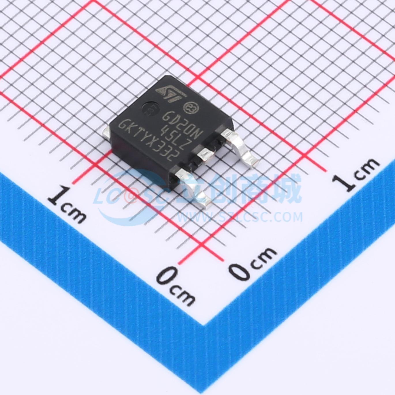 STGD20N45LZAG实物图