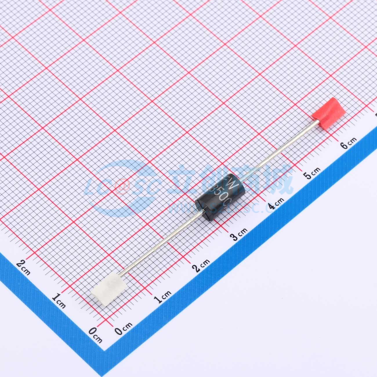 点击查看大图 1.5KE350CA TB实物图