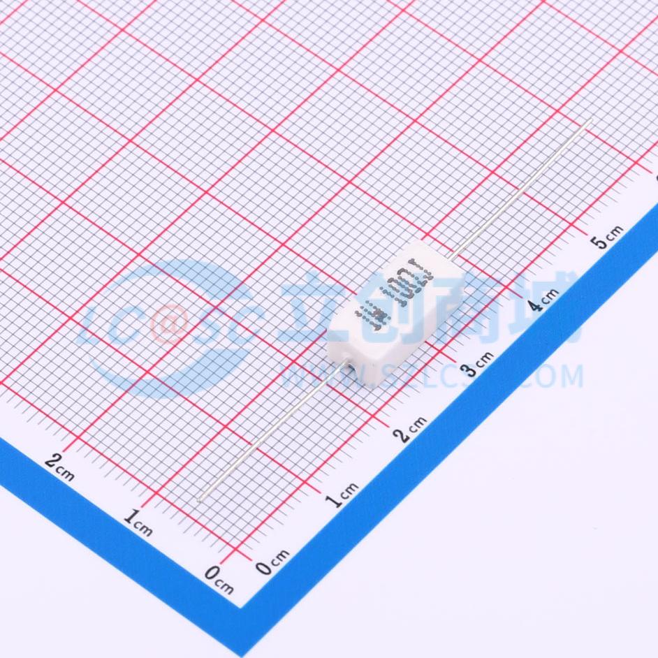 点击查看大图 SQP1W-10Ω±5%-2P实物图