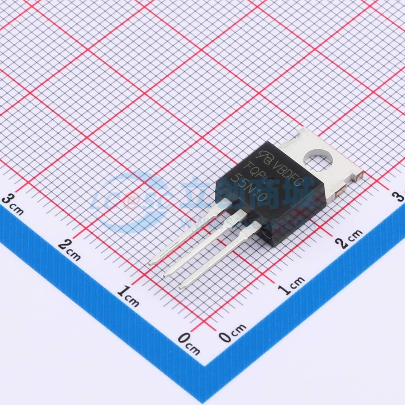 FQP55N10-VB实物图