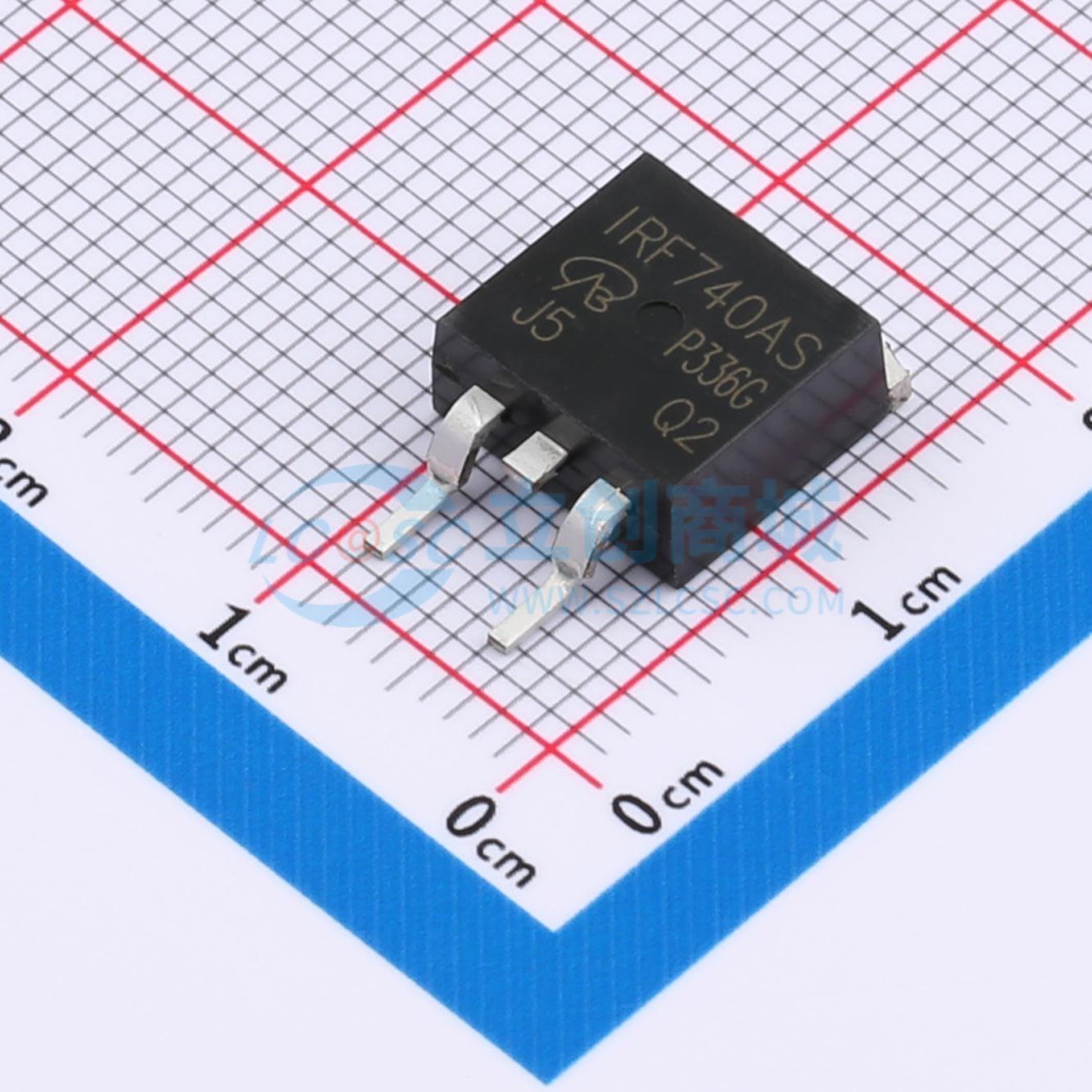 点击查看大图 IRF740ASPBF-VB实物图