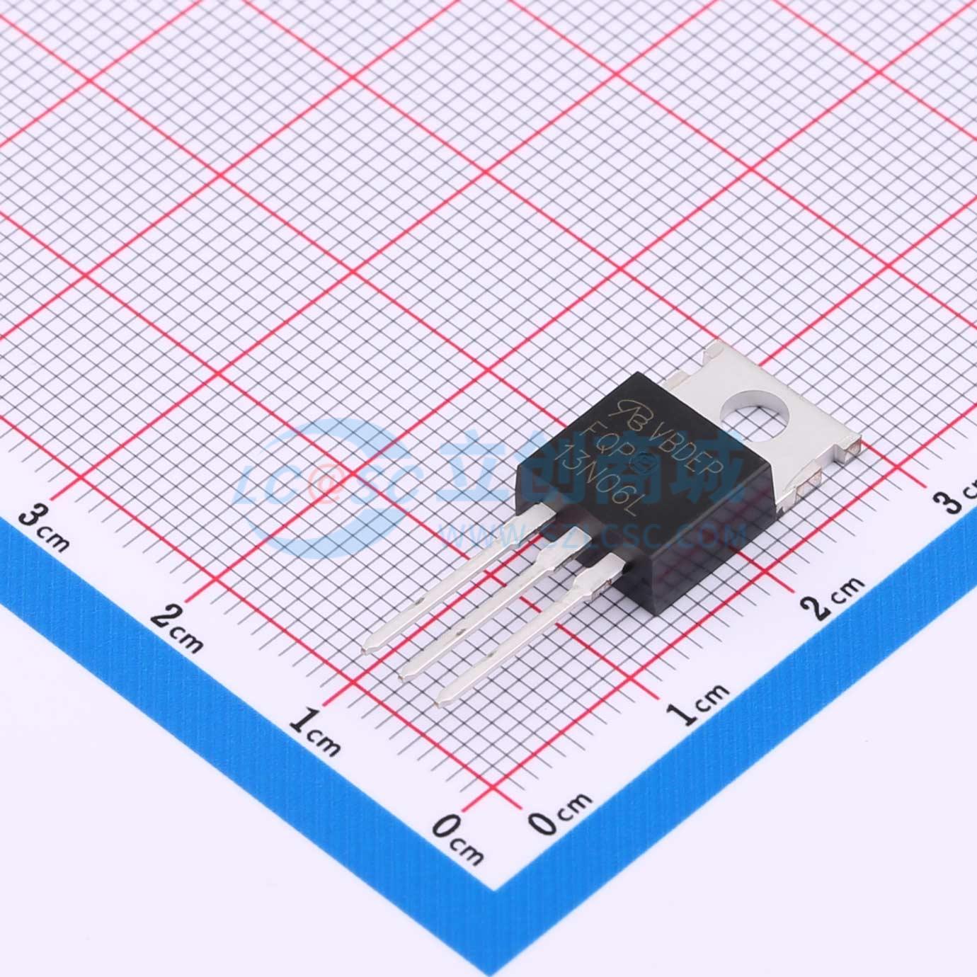 点击查看大图 FQP13N06L-VB实物图