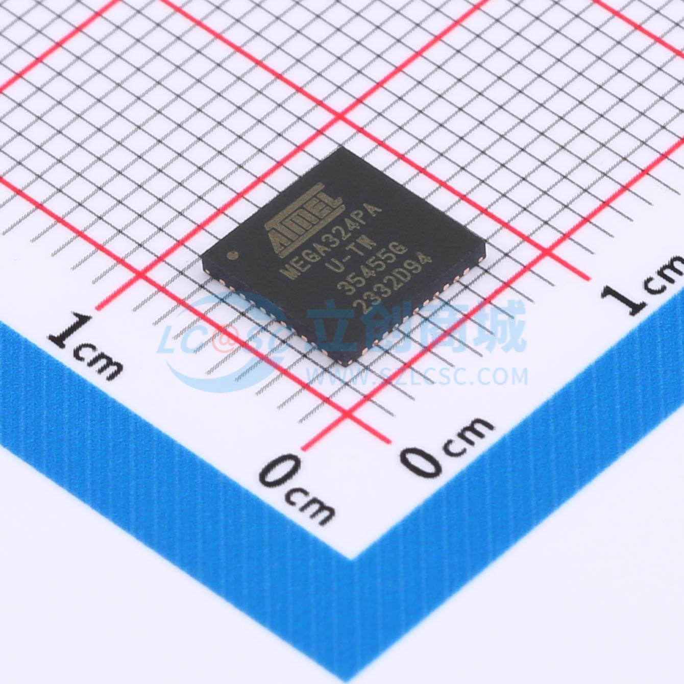 ATMEGA324PA-MUR实物图