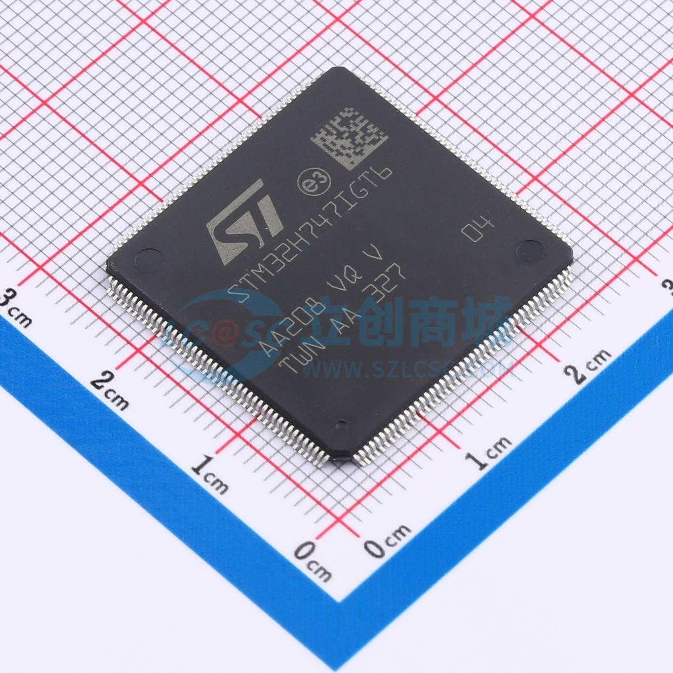 点击查看大图 STM32H747IGT6实物图