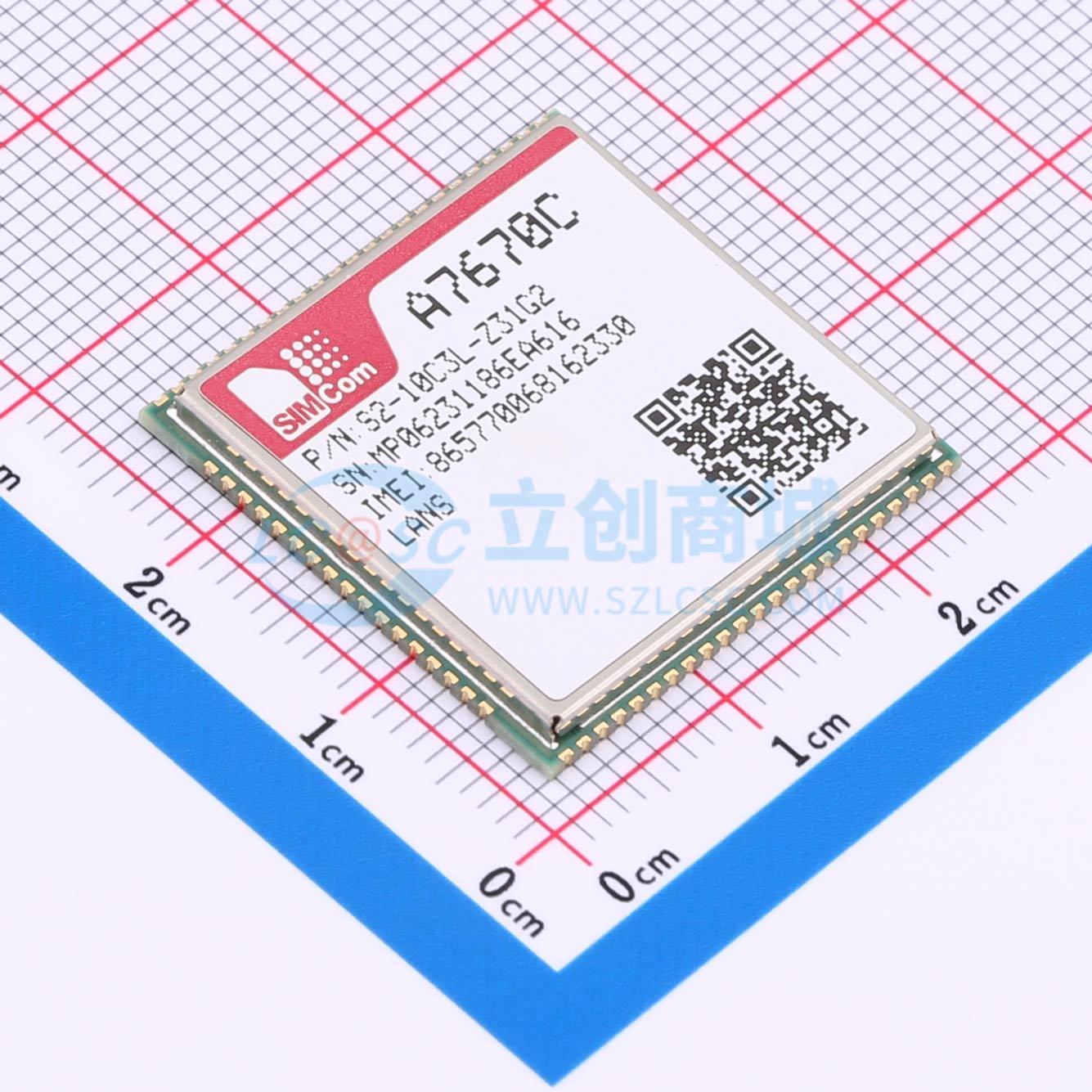 点击查看大图 A7670C-LANS实物图