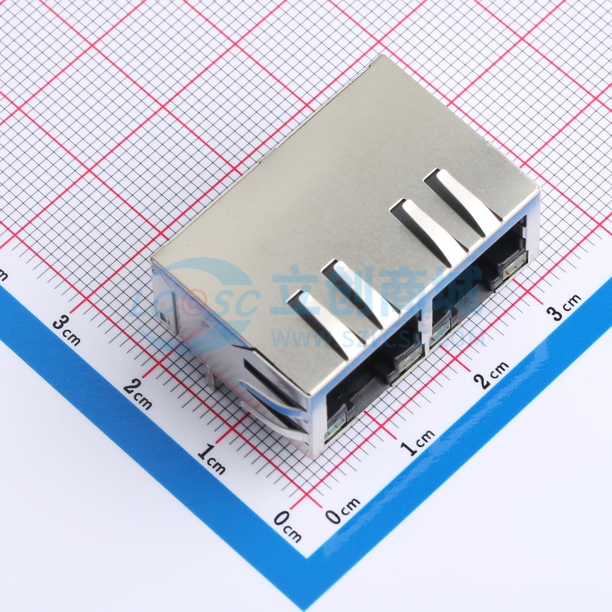 点击查看大图 R-RJ45R10P-D201实物图