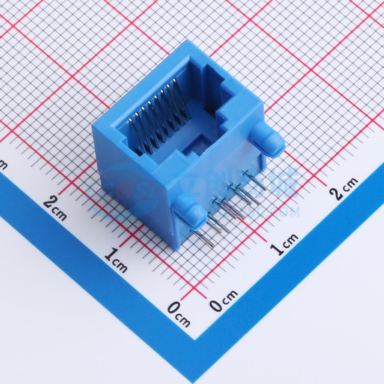 点击查看大图 HC-RJ45-056A-1-6-L实物图