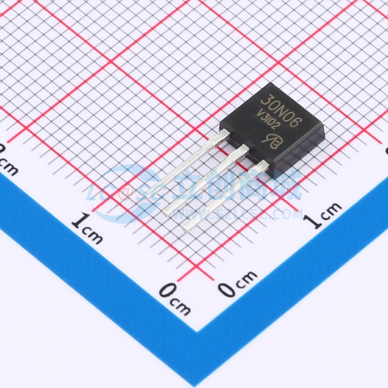 点击查看大图 30N06 TO251-VB实物图