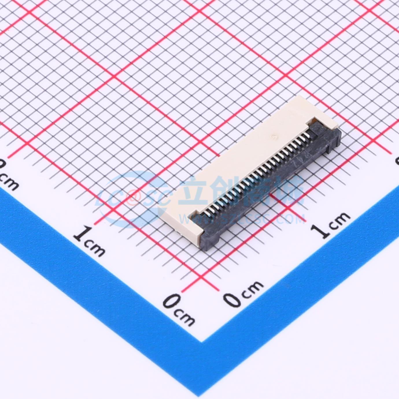 点击查看大图 FPC-0.5FX-24PH20实物图