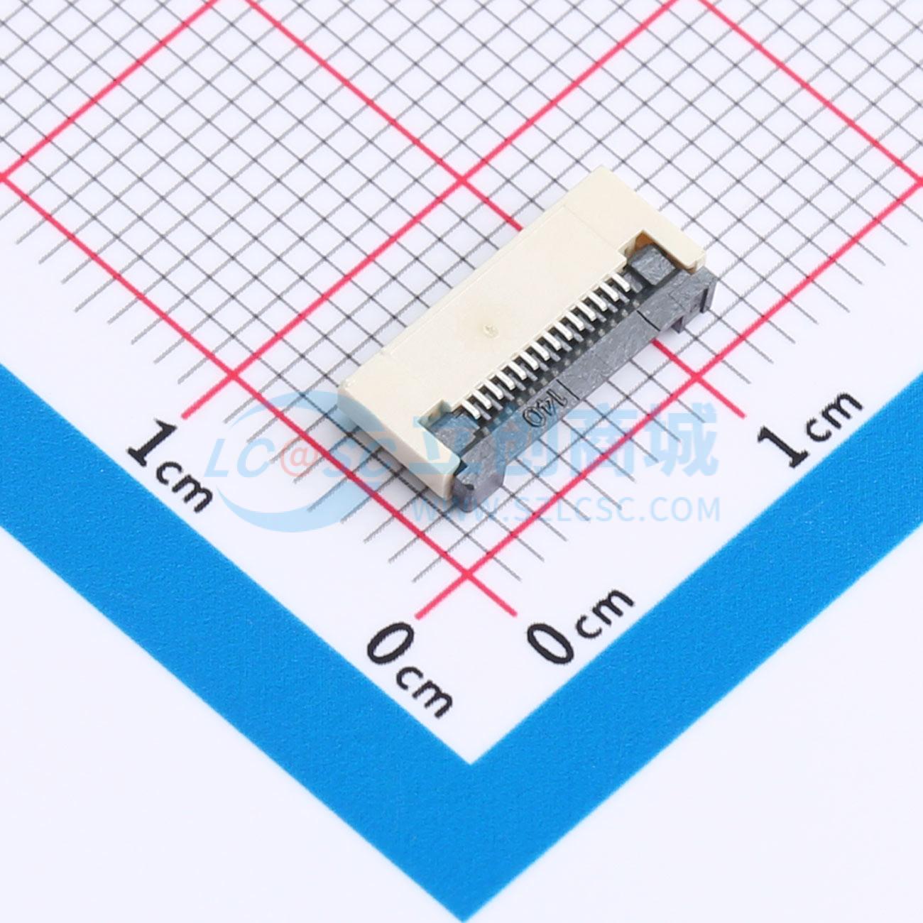 点击查看大图 FPC-0.5FX-14PH20实物图