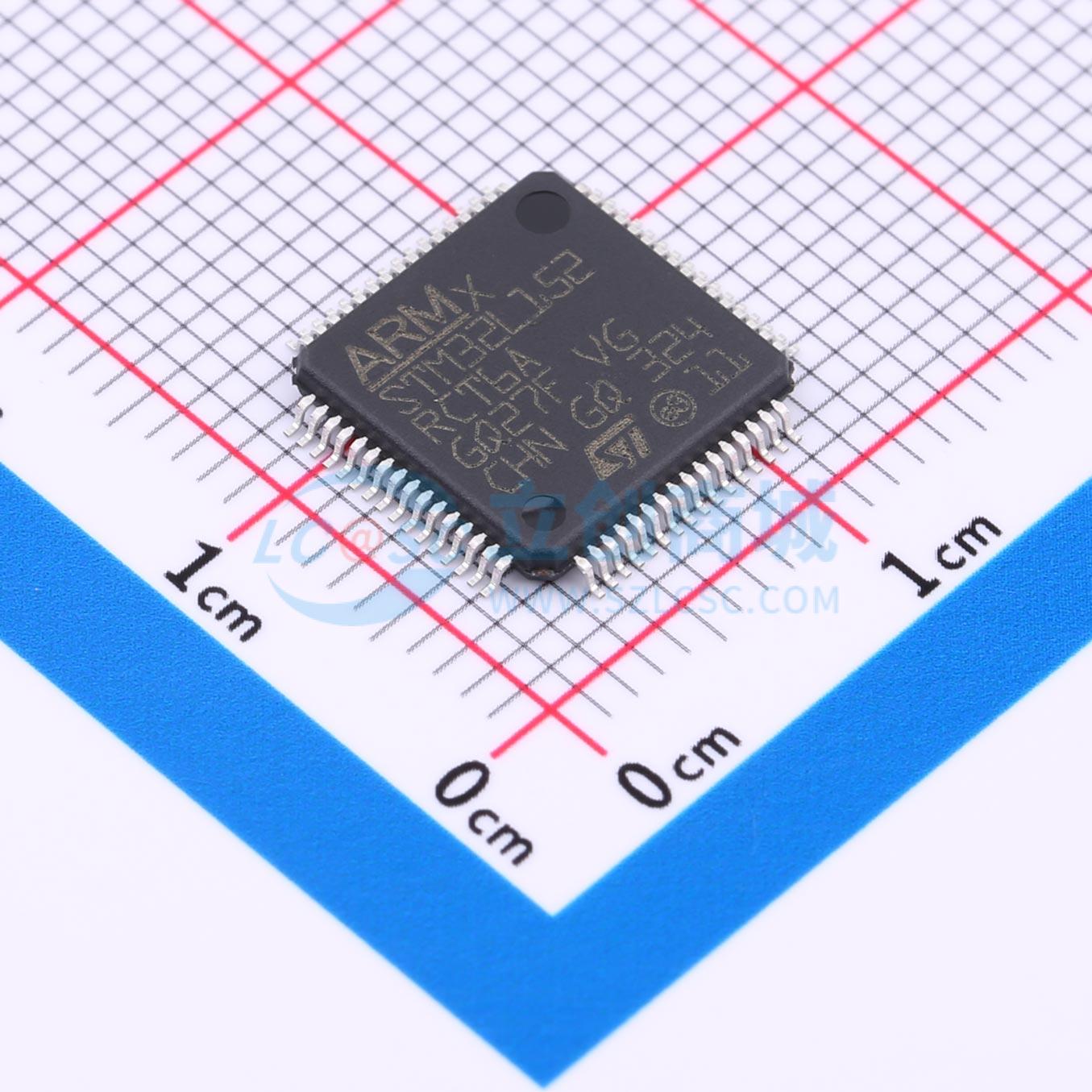 点击查看大图 STM32L152RCT6A实物图