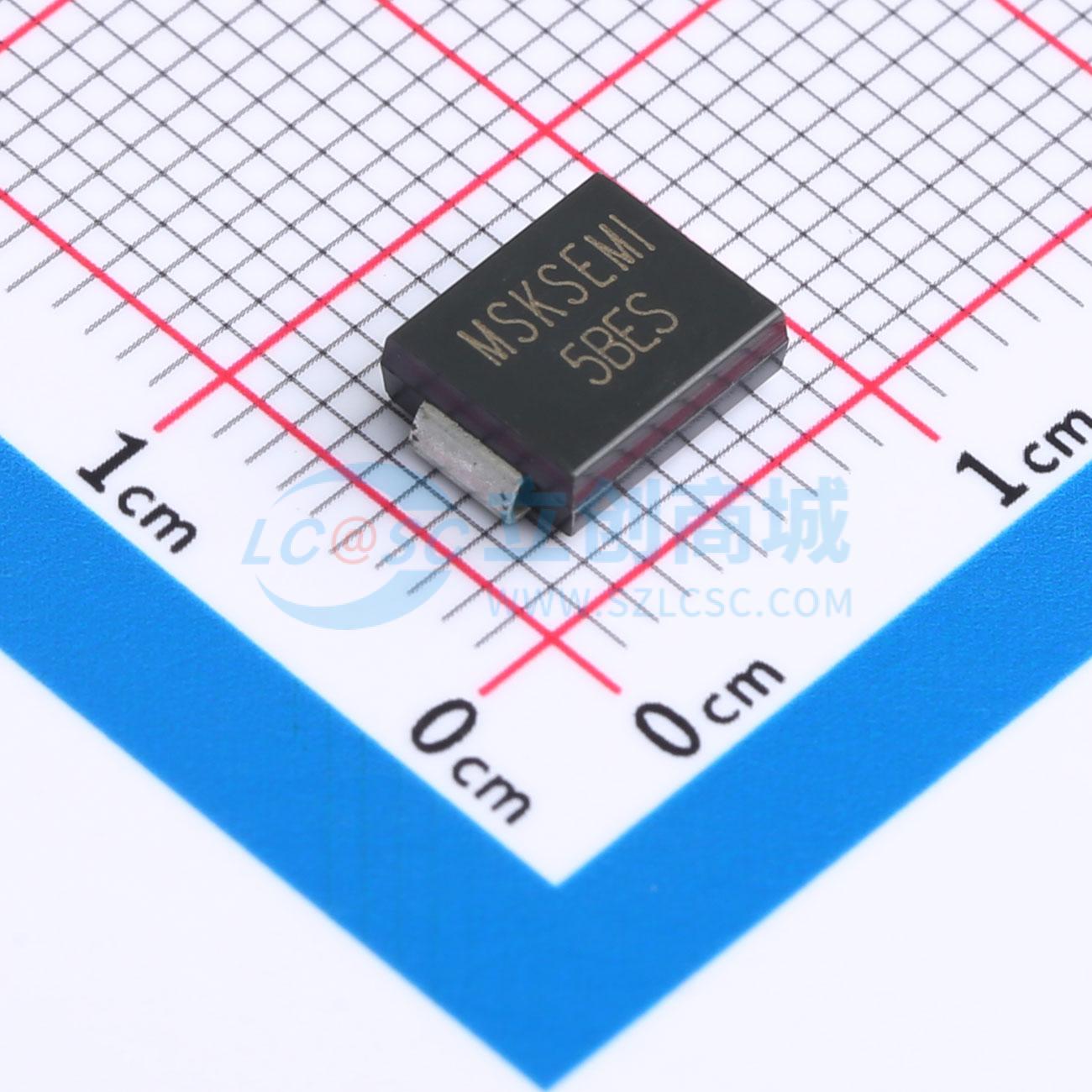 点击查看大图 5.0SMDJ15CA实物图