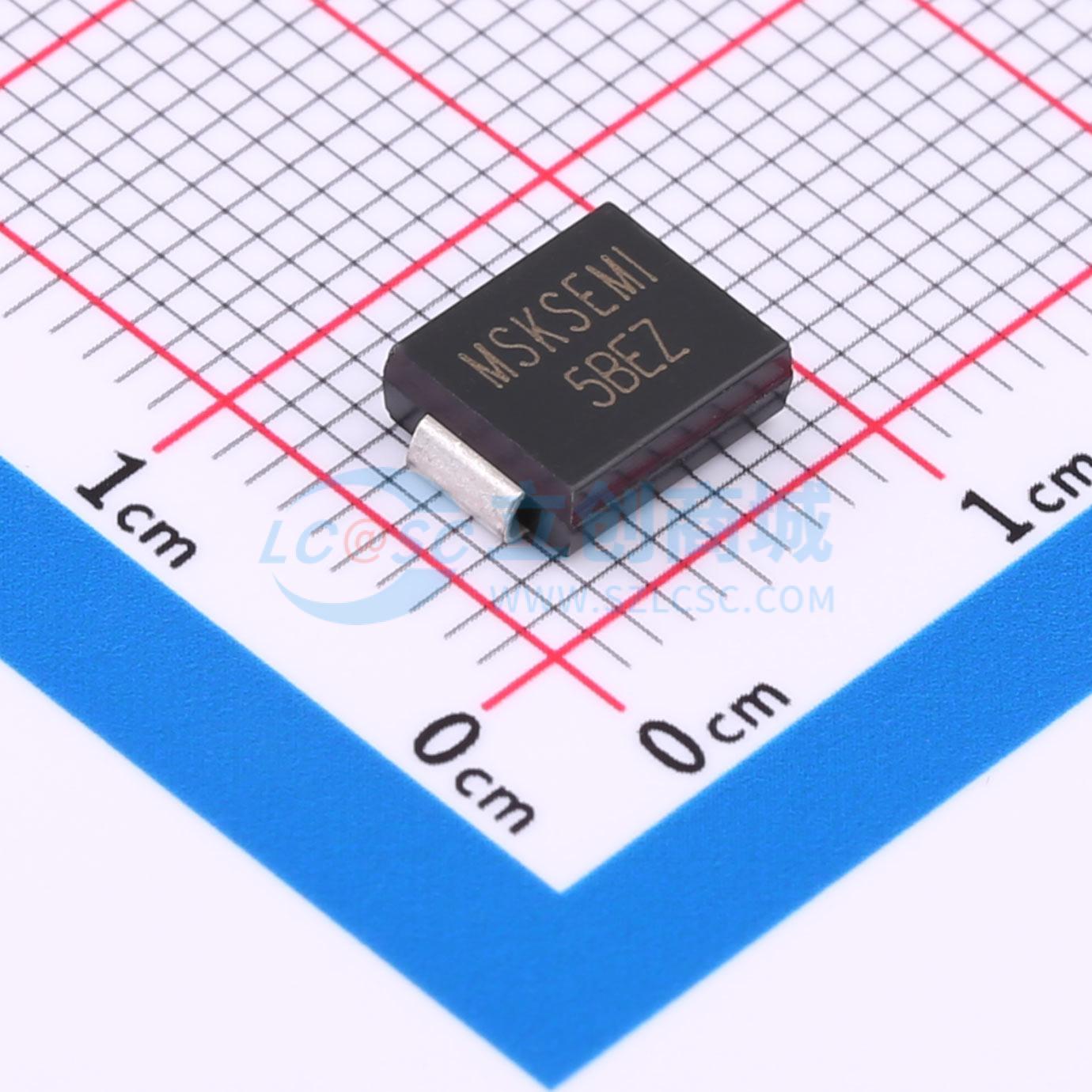 5.0SMDJ24CA实物图