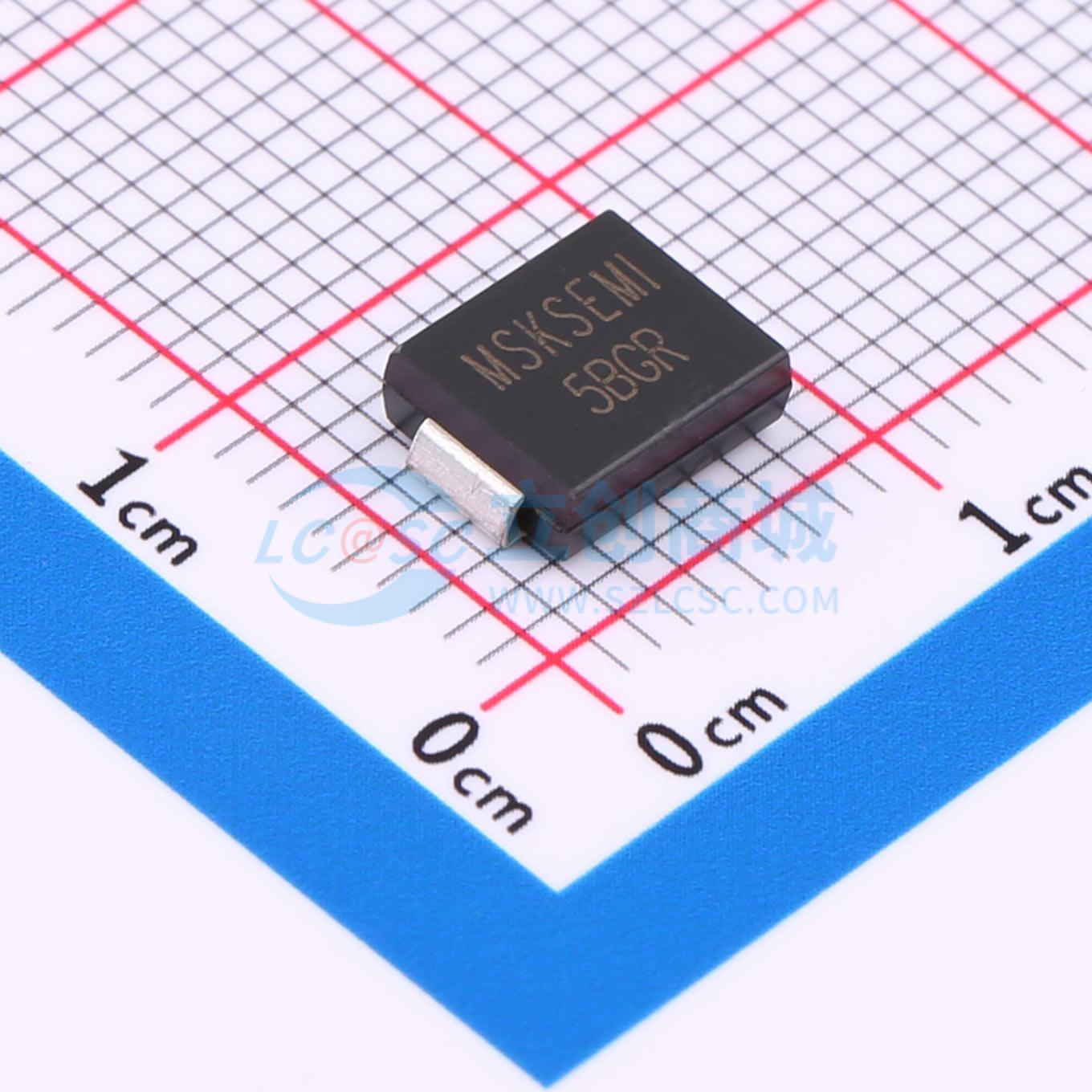 5.0SMDJ75CA实物图