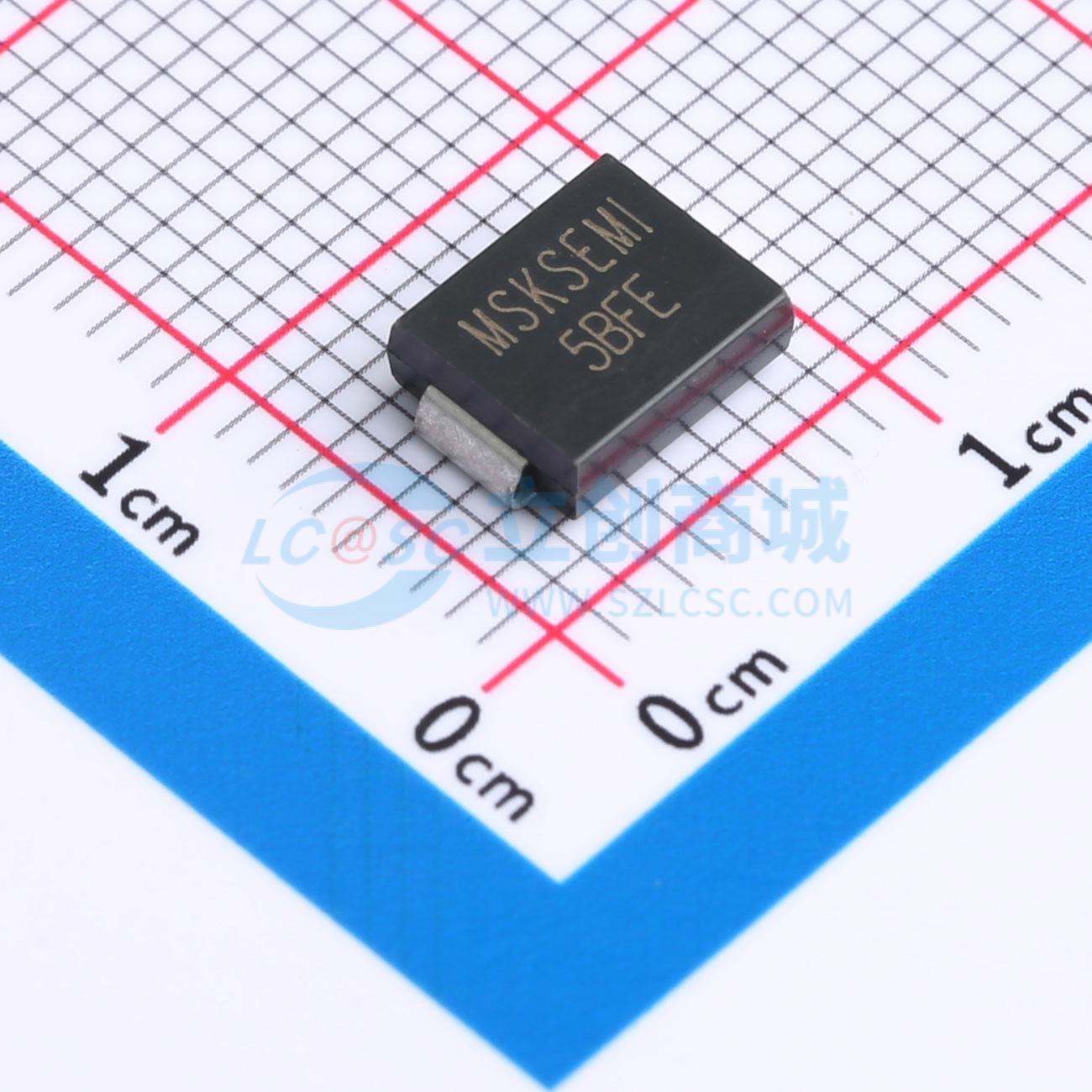 5.0SMDJ26CA实物图