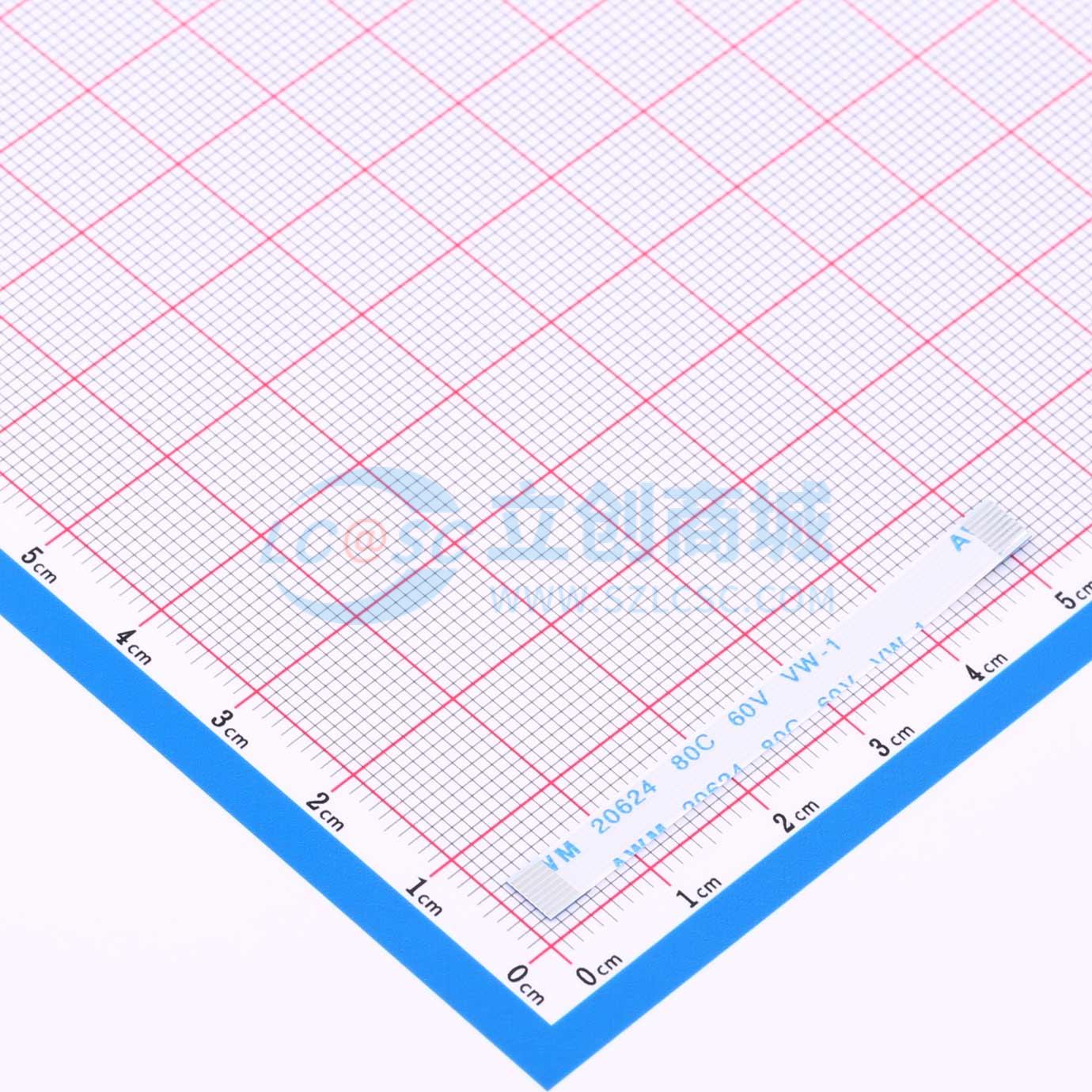 HX FFC-0.5-8P-50mm实物图