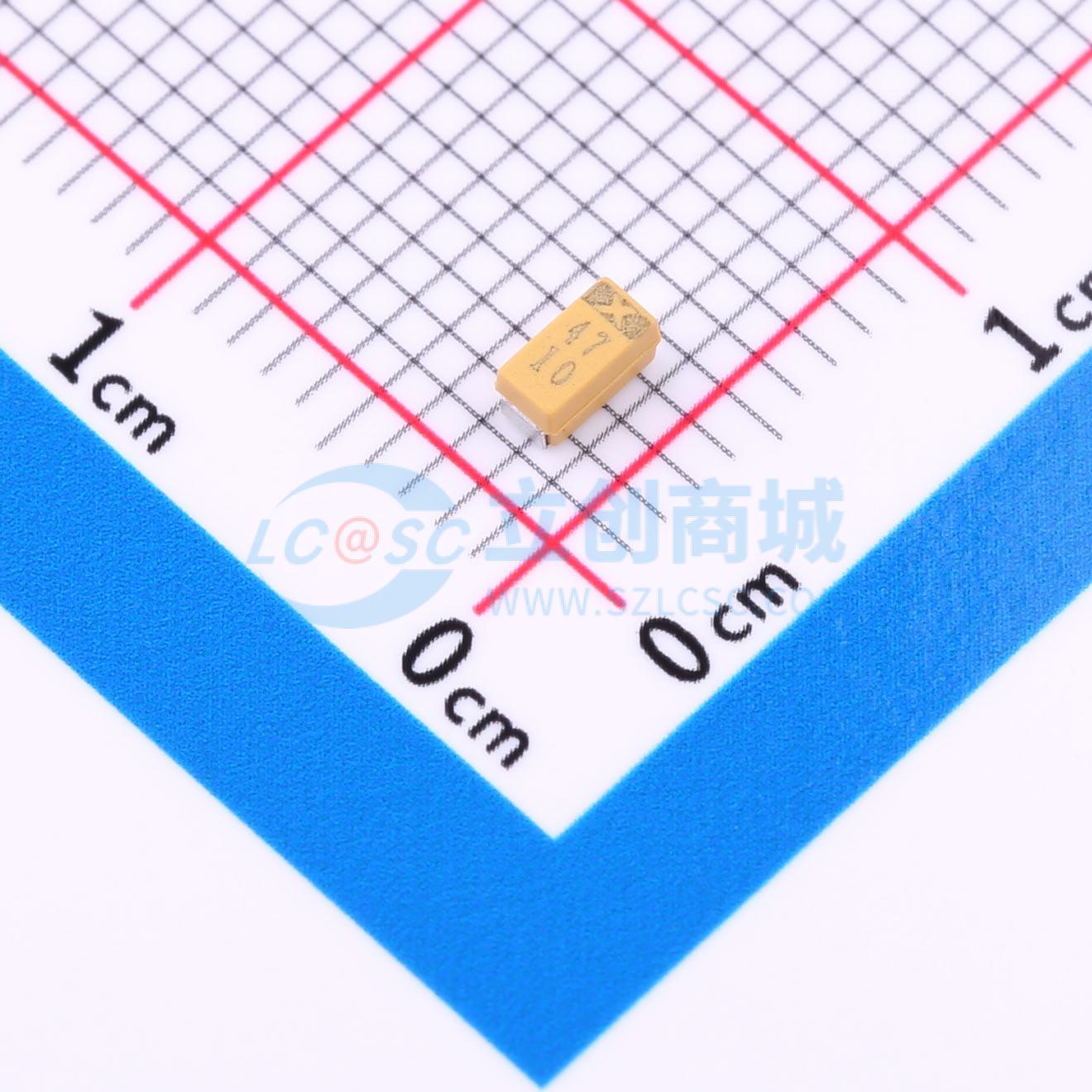 CA45-A-10V-47uF-K实物图