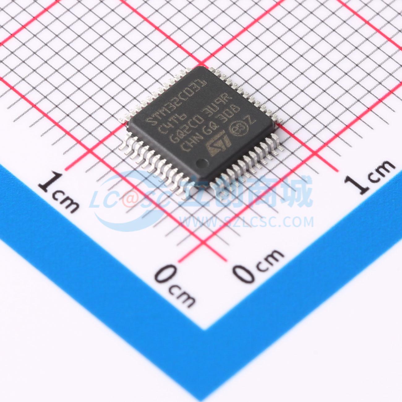 点击查看大图 STM32C031C4T6实物图