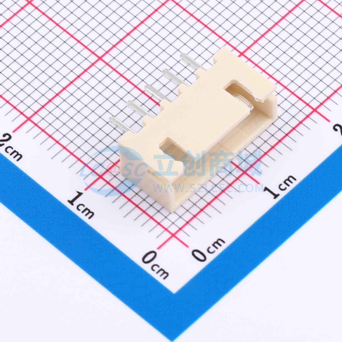 HX 2.54mm-5P ZZ-MS实物图