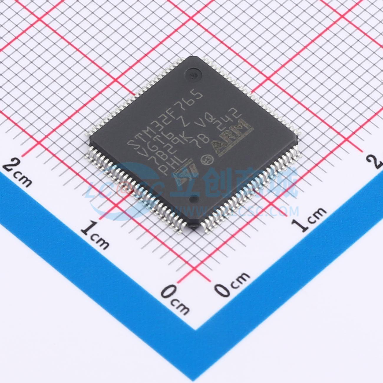 点击查看大图 STM32F765VGT6实物图