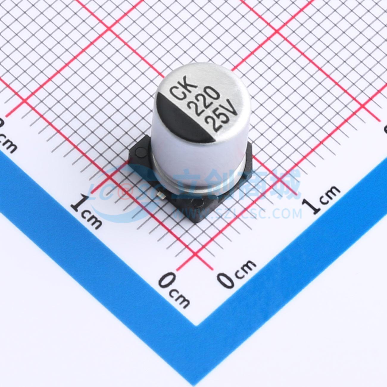 点击查看大图 CK1E221M-CRF10实物图