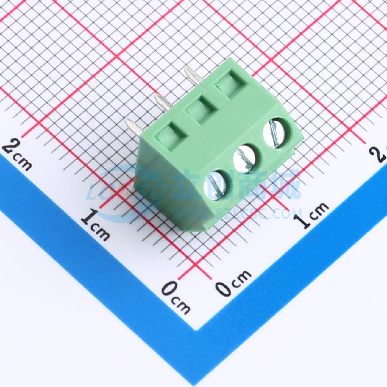 MX127S-3.81-03P-GN01-Cu-Y-A实物图