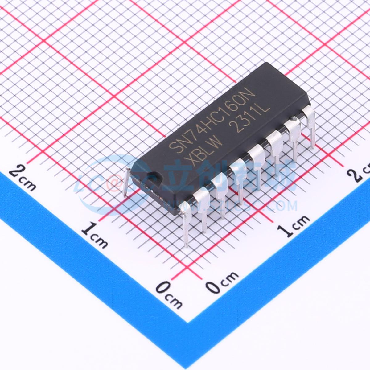 点击查看大图 SN74HC160N(XBLW)实物图