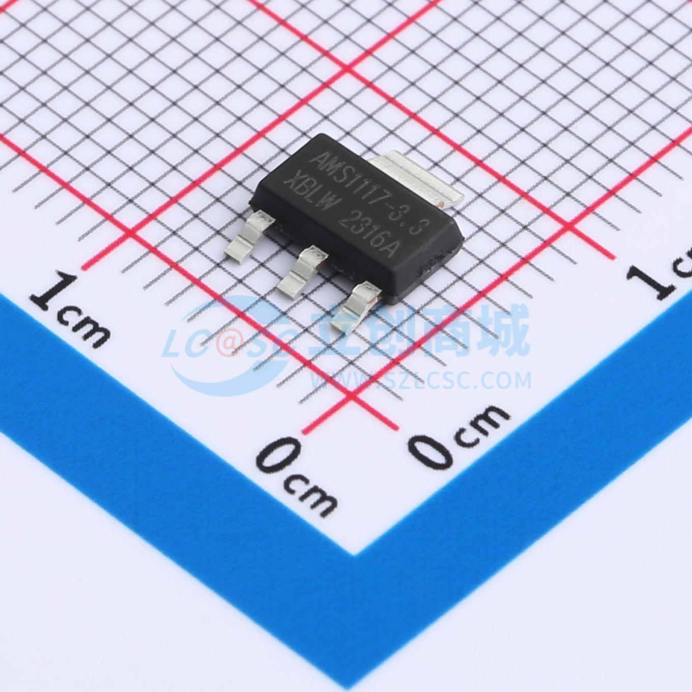 点击查看大图 AMS1117-3.3(XBLW)实物图