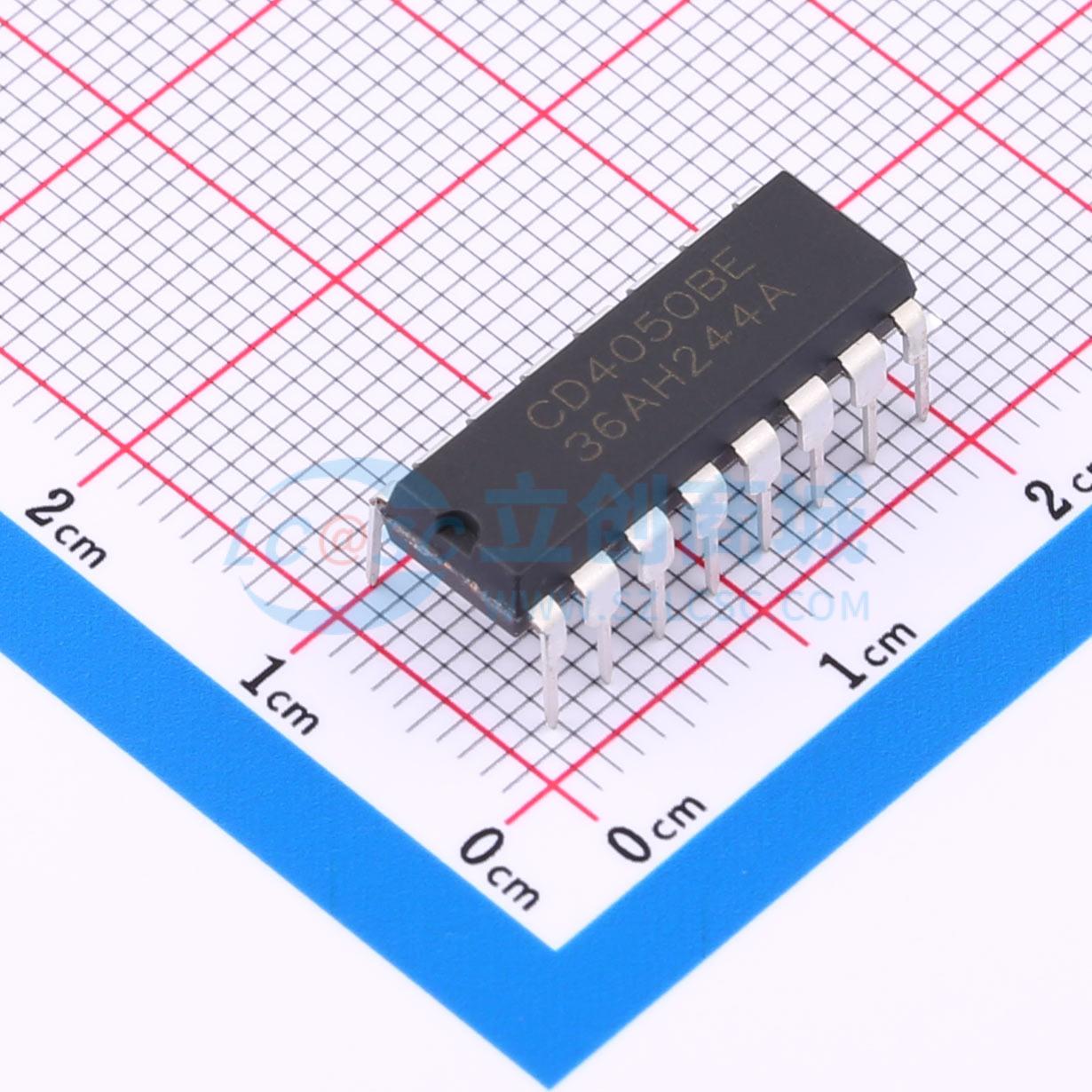 点击查看大图 CD4050BE(XBLW)实物图