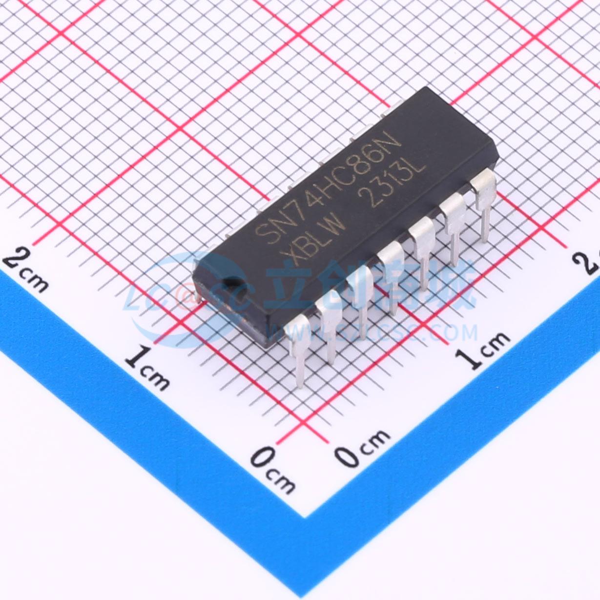点击查看大图 SN74HC86N(XBLW)实物图