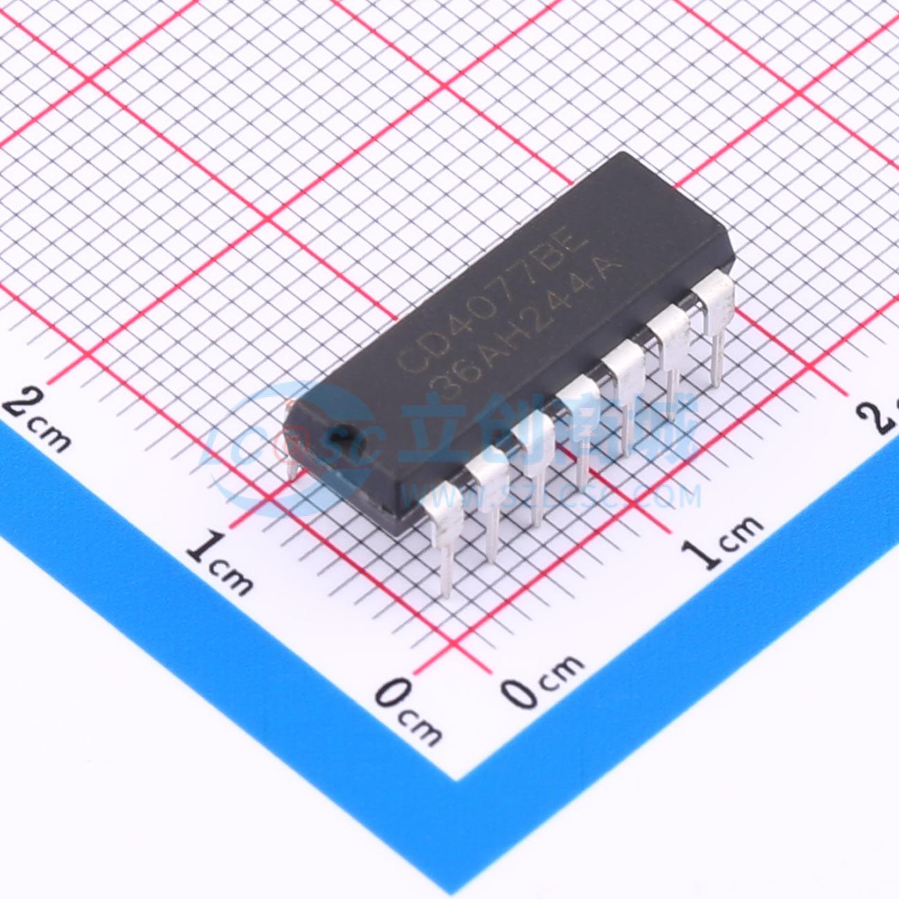 点击查看大图 CD4077BE(XBLW)实物图