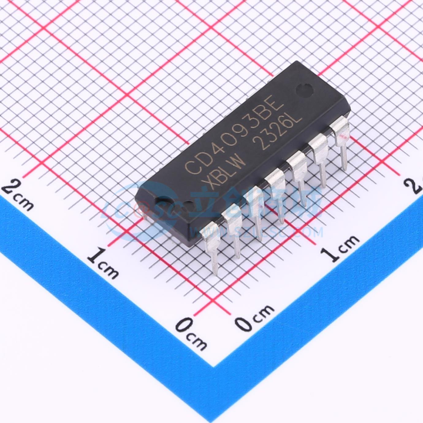 点击查看大图 CD4093BE(XBLW)实物图
