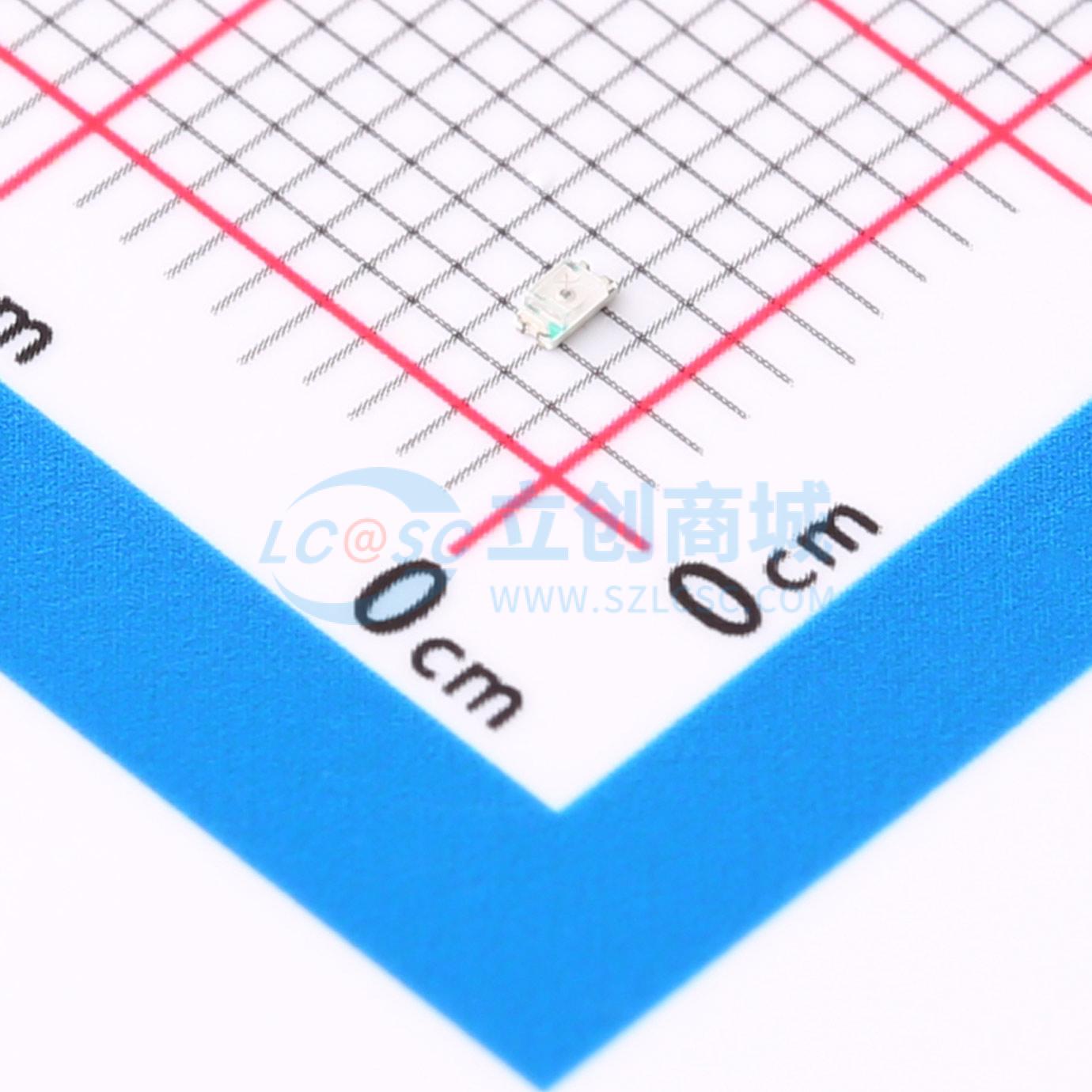 点击查看大图 YLED0603YG实物图