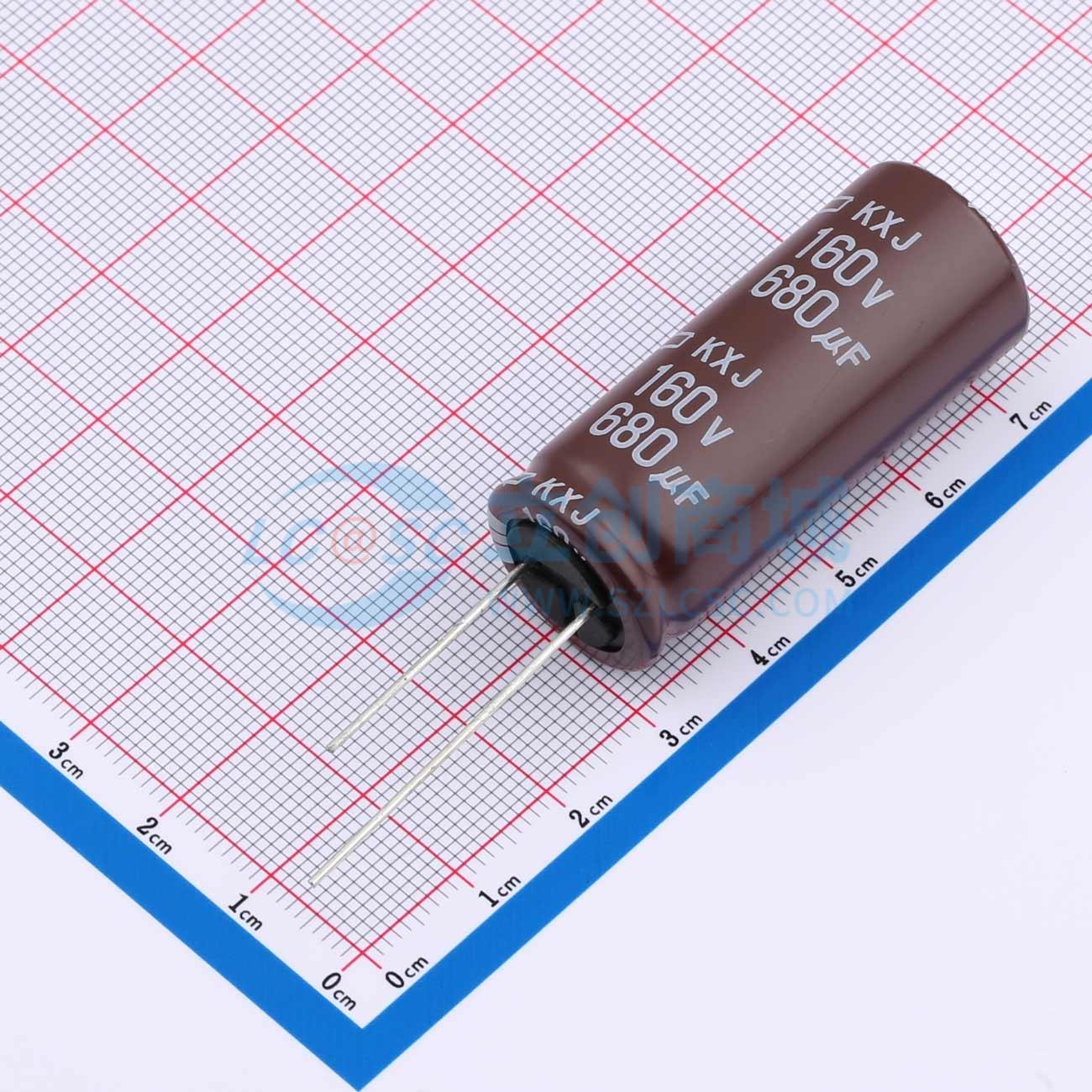 点击查看大图 EKXJ161ELL681MM45S实物图