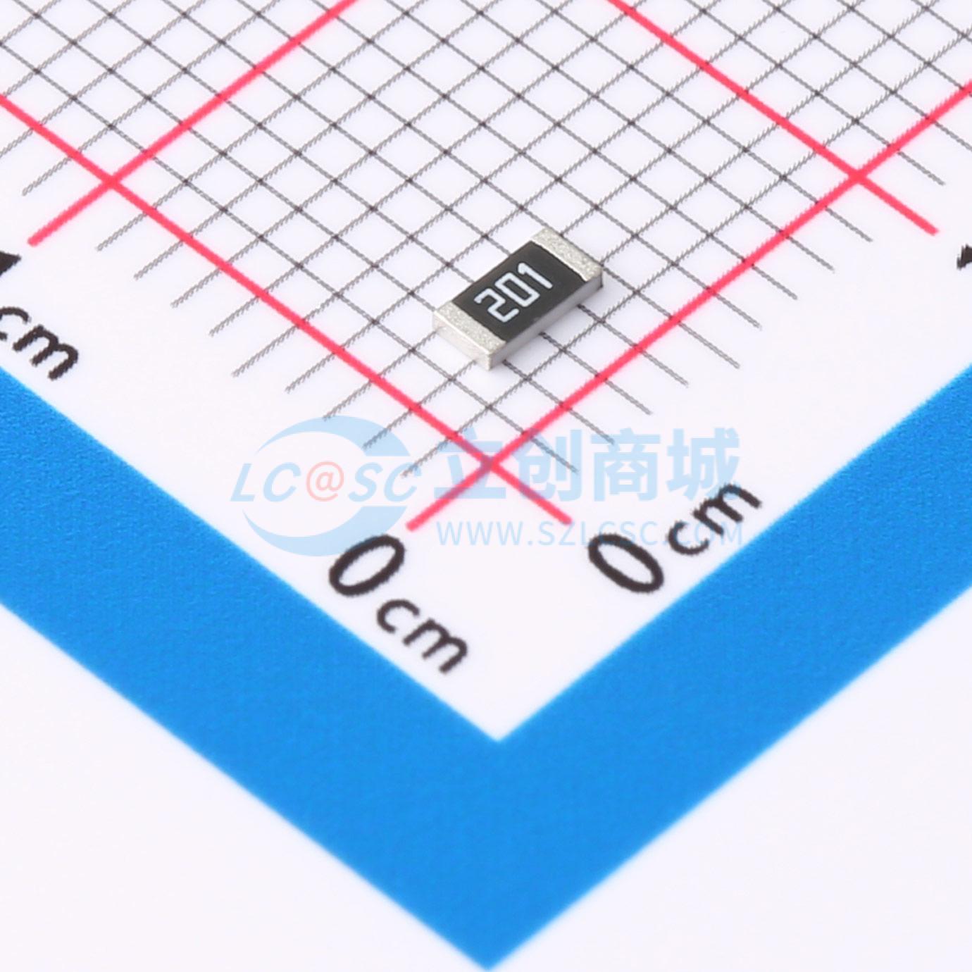 点击查看大图 FRQ1206J201 TS实物图