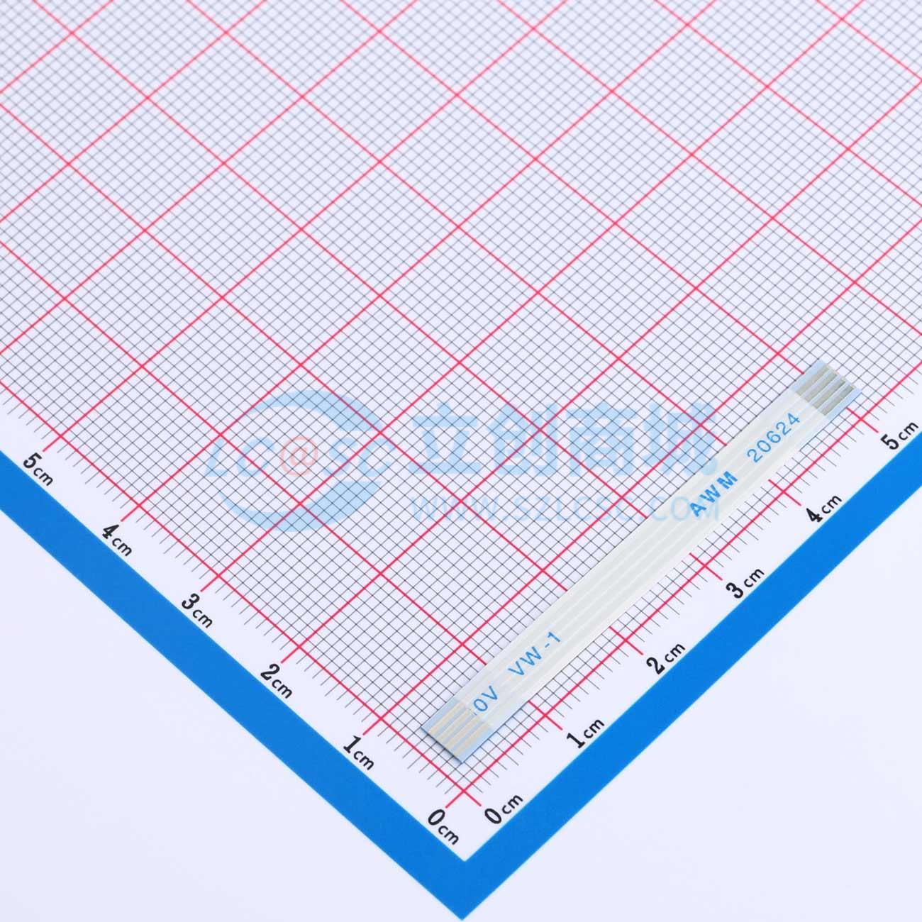 点击查看大图 HX FFC-1.0-4P-50mm实物图