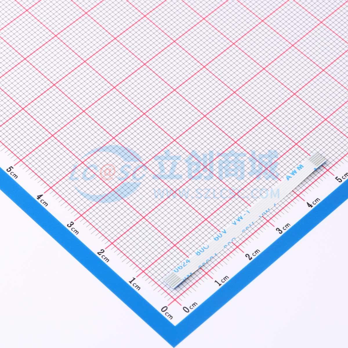 HX FFC-0.5-6P-50mm实物图