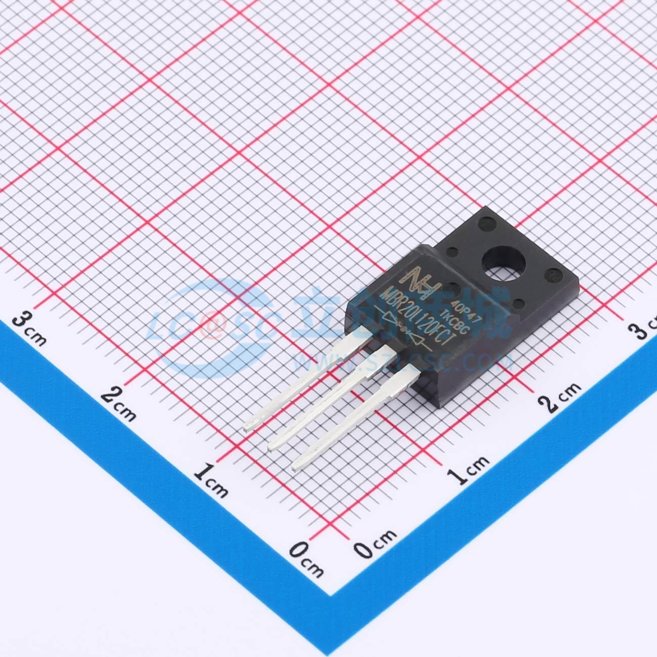 点击查看大图 MBR20L120FCT实物图