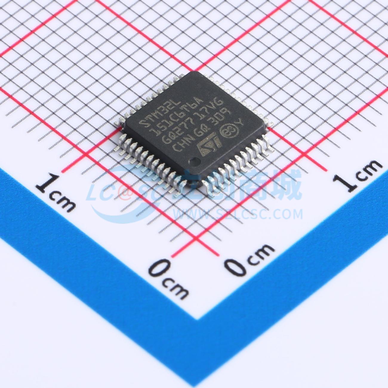 STM32L151C6T6实物图