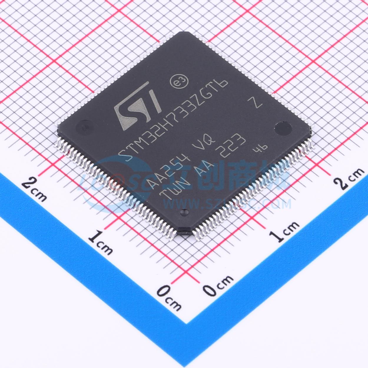 点击查看大图 STM32H733ZGT6实物图