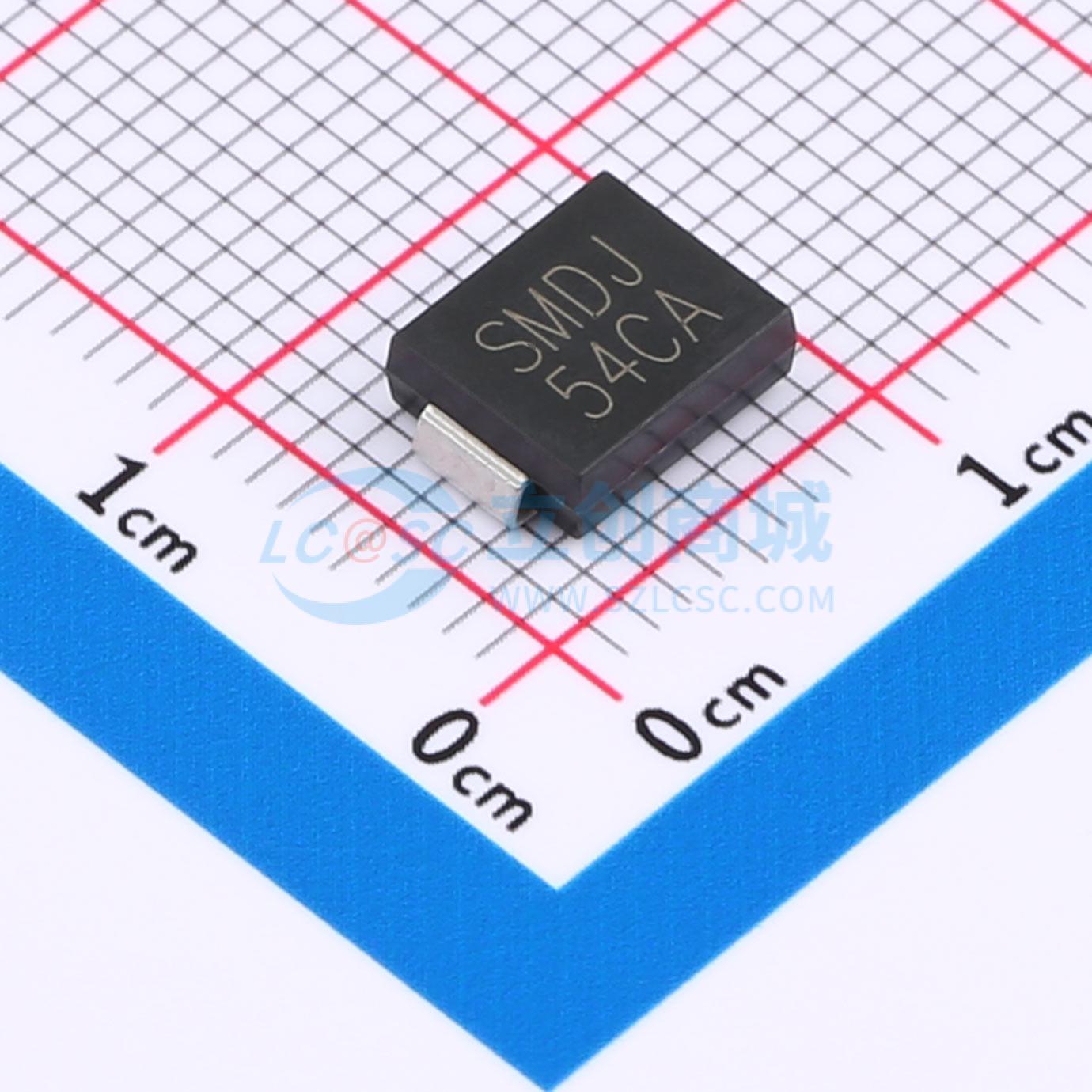 点击查看大图 SMDJ54CA(SMD)实物图