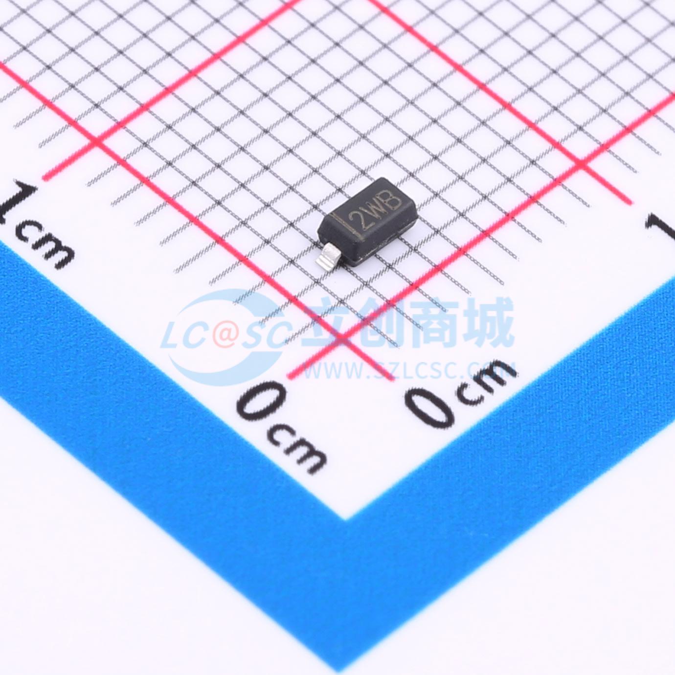 点击查看大图 BZT52B6V8实物图