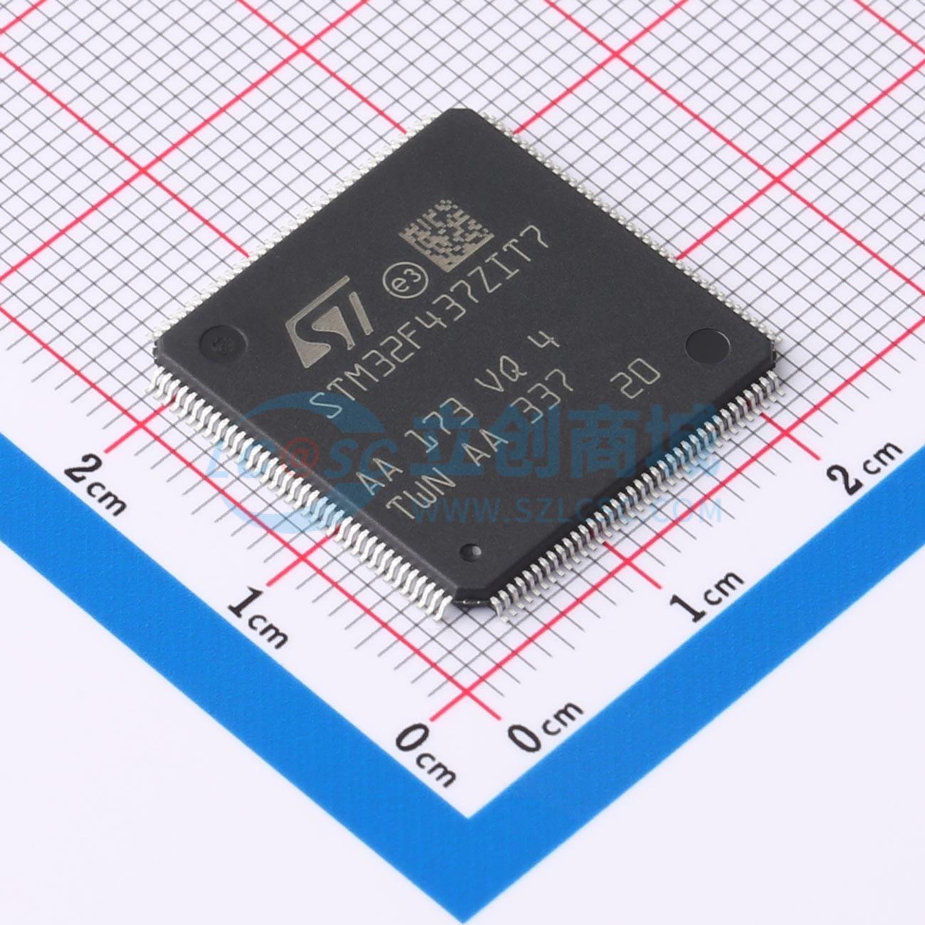 点击查看大图 STM32F437ZIT7实物图