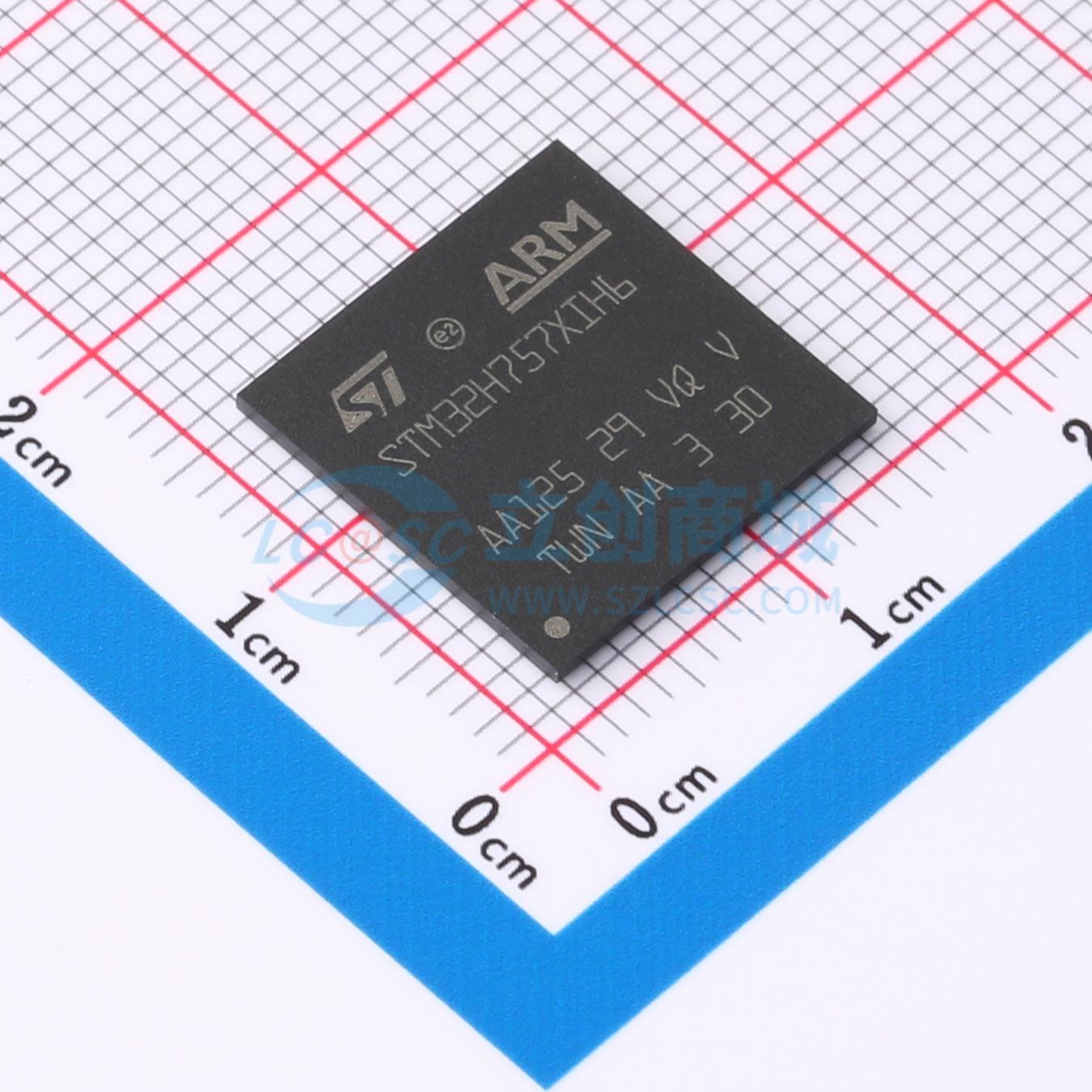点击查看大图 STM32H757XIH6实物图