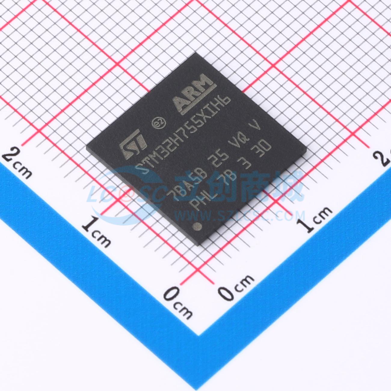 STM32H755XIH6实物图