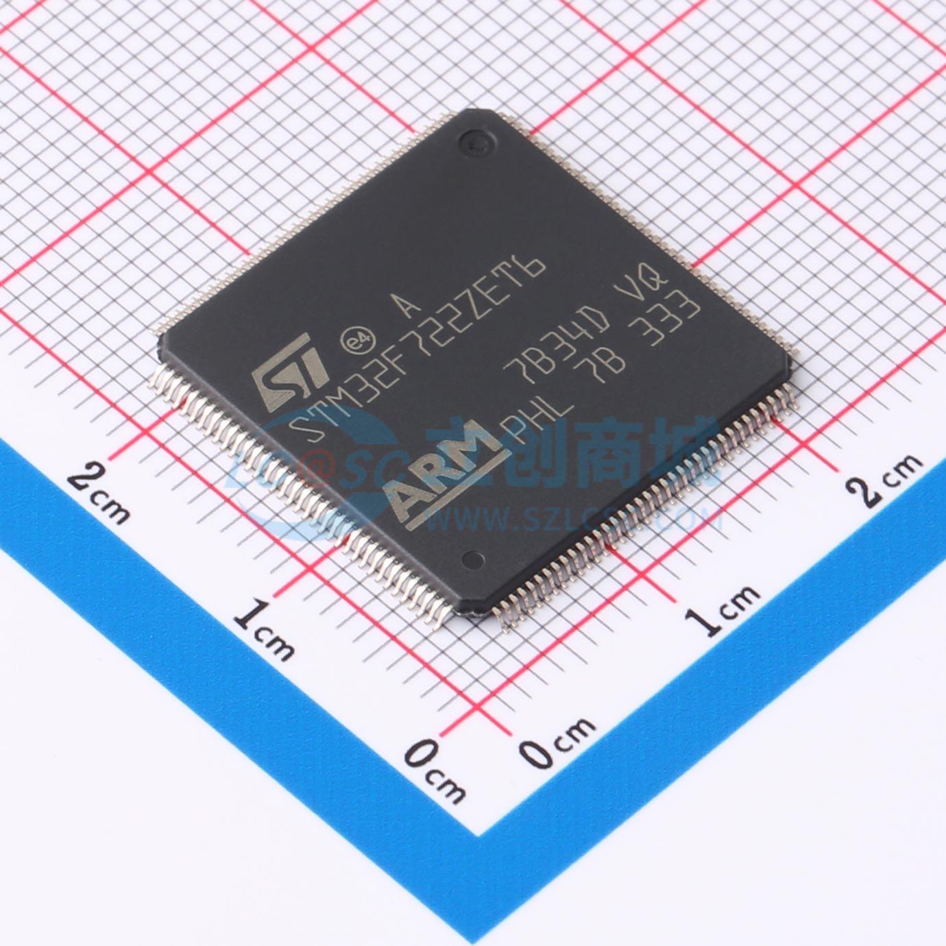 STM32F722ZET6实物图