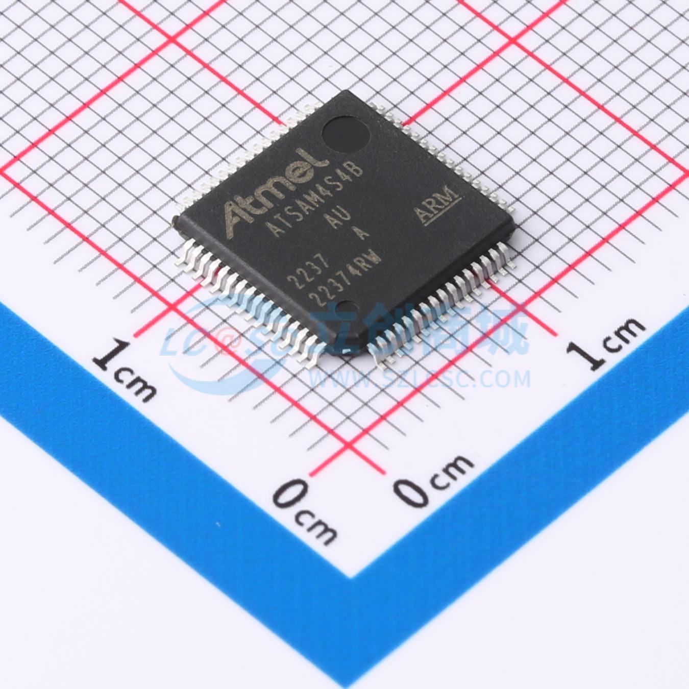 ATSAM4S4BA-AU实物图