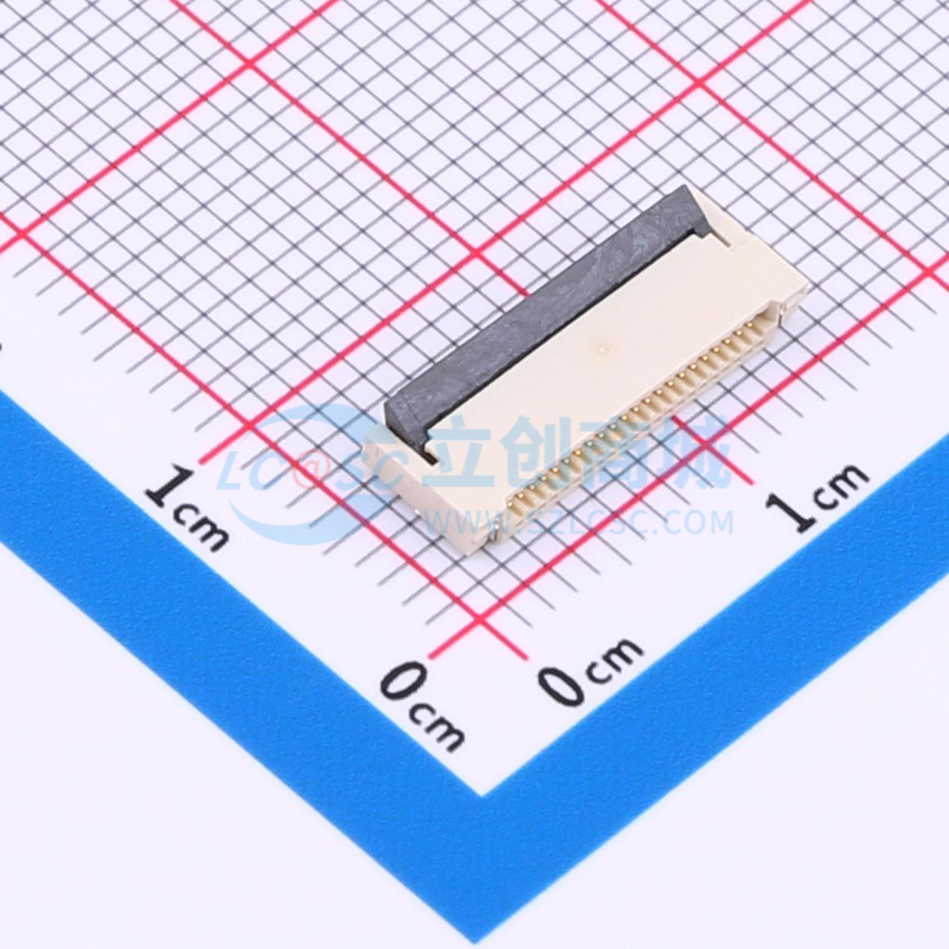点击查看大图 HX FPC 0.5-22P HYH2.0实物图